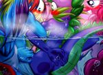  anthro anthrofied blue_eyes blush dragon embarrassed equine erection female feral fluttershy_(mlp) friendship_is_magic frist44 fur green_eyes group hair horse hot_tub humiliation male mammal multi-colored_hair my_little_pony pegasus penis pink_fur pink_hair pinkie_pie_(mlp) pony rainbow_dash_(mlp) rainbow_hair spike_(mlp) steam towel underwater water wings yellow_fur 