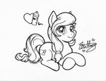  &lt;3 absurd_res black_and_white bottle button&#039;s_mom button's_mom cutie_mark equine female friendship_is_magic hair hi_res horse latecustomer looking_at_viewer lying mammal monochrome my_little_pony original_character pony solo 