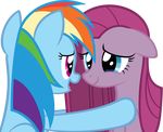  alpha_channel blue_eyes blue_fur duo equine female feral friendship_is_magic fur hair hi_res horse mammal multi-colored_hair my_little_pony open_mouth pegasus pink_fur pink_hair pinkamena_(mlp) pinkie_pie_(mlp) pony purple_eyes rainbow_dash_(mlp) rainbow_hair smile wings zacatron94 