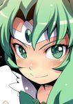  close-up cure_march green green_eyes green_hair long_hair looking_at_viewer magical_girl midorikawa_nao precure smile smile_precure! solo tasaka_shinnosuke tiara 