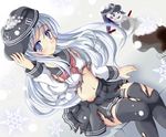  akatsuki_(kancolle) hibiki_(kancolle) snow tagme tagme_(artist) 