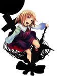  blonde_hair darkness ex-rumia kouzilow red_eyes rumia short_hair solo touhou 