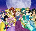  :d aino_minako aladdin_(disney) ariel_(disney) ariel_(disney)_(cosplay) arms_behind_back aurora_(disney) aurora_(disney)_(cosplay) beauty_and_the_beast belle_(disney) belle_(disney)_(cosplay) bishoujo_senshi_sailor_moon black_hair blonde_hair blue_eyes blue_hair bow breasts brown_hair chibi_usa choker cinderella cinderella_(disney) cinderella_(disney)_(cosplay) cleavage commentary_request company_connection corset cosplay disney double_bun dress earrings elbow_gloves fa_mulan_(disney) fa_mulan_(disney)_(cosplay) feathers flower full_moon gloves green_eyes green_hair grey_eyes hair_flower hair_ornament hairband hino_rei jasmine_(disney) jasmine_(disney)_(cosplay) jewelry kaiou_michiru kazabana kino_makoto long_hair medium_breasts meiou_setsuna midriff mizuno_ami moon mulan multiple_girls necklace open_mouth pink_hair pocahontas pocahontas_(disney) pocahontas_(disney)_(cosplay) ponytail puff_and_slash_sleeves puffy_sleeves purple_eyes rapunzel_(disney) rapunzel_(disney)_(cosplay) red_eyes short_hair short_sleeves sleeping_beauty smile snow_white_(disney) snow_white_(disney)_(cosplay) snow_white_and_the_seven_dwarfs sofia_(disney) sofia_(disney)_(cosplay) sofia_the_first tangled ten'ou_haruka the_little_mermaid tiara tomoe_hotaru tsukino_usagi twintails very_long_hair very_short_hair 