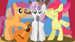  bow equine eyes_closed female friendship_is_magic fur group guitar hair horn horse jbond mammal microphone my_little_pony open_mouth orange_fur pegasus pony purple_hair red_hair scootaloo_(mlp) smile sweetie_belle_(mlp) two_tone_hair unicorn white_fur wings yellow_fur 