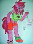  berry_punch_(mlp) big_breasts breasts cutie_mark drooling drunk earth_pony equine female friendship_is_magic horse huge_breasts mammal mismatched_clothing my_little_pony pony saliva sanji_noroii solo wide_hips wine_glass yamisonic 