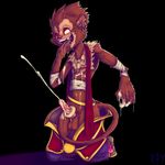  black_background clothing cum cum_everywhere cum_string cumshot gay humanoid_penis league_of_legends male mammal masturbation messy monkey nihilist_mut orgasm pants pants_down partially_retracted_foreskin penis plain_background primate solo tailjob uncut wukong 