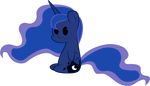  alpha_channel blue_hair cute cutie_mark equine female feral friendship_is_magic hair horn horse long_hair mammal my_little_pony plain_background pony princess_luna_(mlp) smile solo transparent_background two_tone_hair winged_unicorn wings zacatron94 