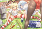  :&lt; ass bangs black_legwear blonde_hair blue_eyes breasts brown_hair buruma cameltoe faceplant gym_uniform hair_ornament hairband hairclip hamakaze_(kantai_collection) hanging_breasts kantai_collection large_breasts legs long_hair medium_breasts multiple_girls pantyhose pantyhose_under_buruma presenting rensouhou-chan see-through shimakaze_(kantai_collection) short_hair shoutai_(7490773) silver_hair striped striped_legwear sweat thighhighs underwear wet wet_clothes wet_pantyhose yukikaze_(kantai_collection) 