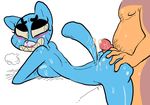  breasts butt cat cum cum_on_butt feline female hot_dogging human interspecies male mammal nicole_watterson penis sweat teribl20xx the_amazing_world_of_gumball 