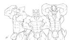  anthro armpit_hair armpits avian beak biceps big_muscles bird bulge canine chest_tuft ear_piercing eye_patch eyes_closed eyewear falco_lombardi fangs feathers flexing fox fox_mccloud fur grin group hair huge_muscles kyuuhari looking_at_viewer male mammal muscles nintendo nipple_piercing nipples pecs piercing pose pubes ripped sketch smile speedo standing star_fox swimsuit teeth toned topless tuft video_games wolf wolf_o&#039;donnell wolf_o'donnell 
