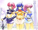  armor asou_yuuko bikini_armor kirishima_reiko lena_brand mugen_senshi_valis multiple_girls telenet uchiu_kazuma valis 
