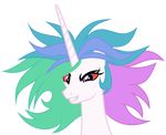  absurd_res alpha_channel angry equine female feral friendship_is_magic fur hair hi_res horn horse insane magister39 mammal multi-colored_hair my_little_pony plain_background pony princess_celestia_(mlp) solo teeth transparent_background white_fur winged_unicorn wings 