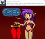  bikini navel purple_hair shantae shantae_(character) swimsuit wayforward 