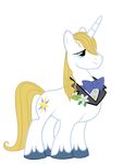  absurd_res alpha_channel blonde_hair blue_eyes cutie_mark equine feral friendship_is_magic fur hair hi_res horn horse male mammal my_little_pony plain_background pony prince_blueblood_(mlp) smile sofunnyguy solo transparent_background unicorn white_fur 