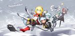 aegis_(persona) android blonde_hair blue_eyes blue_hair green_hair labrys long_hair metis multiple_girls observerz persona persona_3 persona_4:_the_ultimate_in_mayonaka_arena persona_q:_shadow_of_the_labyrinth persona_q_(series) ponytail purple_hair red_eyes shadow_(persona) shadow_labrys short_hair unit_#024 weapon yellow_eyes 