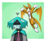  angry black_nose cape cloak clothed clothing dialog duo dust:_an_elysian_tail dust_(character) ears_down female fidget flying fur green_eyes hair happy hat jacket long_tail male nimbat nude open_mouth orange_fur rockmanzxadvent text video_games white_fur wings 