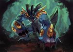  epic garmmon mega_pokemon mega_swampert no_humans pokemon pokemon_(game) pokemon_oras swampert 