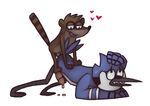  anal anal_penetration avian bird blue_jay concupisco gay male mammal mordecai penetration penis plain_background raccoon regular_show rigby size_difference small_dom_big_sub 