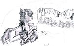  apple_bloom_(mlp) backscratcher bow cave dark_eyes derpsickle earth_pony equine eyes_closed female friendship_is_magic group hair_bow hat horse human male mammal my_little_pony pony rake sketch tree 