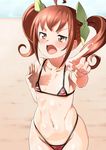  1girl bikini blush breasts brown_hair female kurusu_kanako navel open_mouth ore_no_imouto_ga_konna_ni_kawaii_wake_ga_nai shin&#039;ya_(shin&#039;yanchi) shin'ya_(shin'yanchi) solo swimsuit 