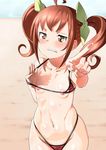  1girl bikini blush breasts brown_hair female kurusu_kanako navel nipples ore_no_imouto_ga_konna_ni_kawaii_wake_ga_nai shin&#039;ya_(shin&#039;yanchi) shin'ya_(shin'yanchi) solo swimsuit 