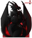  breasts dragon female red_eyes_black_dragon tagme 