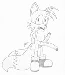  balls big_penis canine erection excito fox male mammal miles_prower multi_cock open_mouth penis sega solo sonic_(series) tails traditional_media 