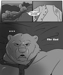  bear bed biceps big_muscles donryu jared male mammal mouse muscles necktie night open_mouth pecs rodent rough_day 