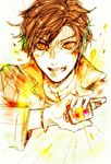  bad_id bad_pixiv_id chute_de_foudre jacket kamen_rider kamen_rider_gaim_(series) kazuraba_kouta lock_seed 