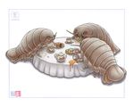  ambiguous_gender arthropod cookie crustacean eating feral giant_isopod isopod kacey marine tea tea_party 