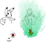  bone eroborus nintendo pikachu pok&eacute;mon skeleton video_games wendell 
