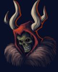  disney horn lordstevie male skull solo the_black_cauldron the_horned_king undead 