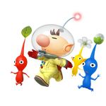 absurdres alien black_background blue_pikmin captain_olimar flower helmet highres no_humans official_art olimar pikmin pointy_ears red_pikmin simple_background spacesuit super_smash_bros. yellow_pikmin 
