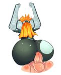  1girl anal ass bad_id bad_tumblr_id colorized cowgirl_position from_behind girl_on_top helmet hetero huge_ass imp large_penis link long_hair mato_spectoru midna nude penis pointy_ears ponytail sex solo_focus straddling sweat testicles the_legend_of_zelda the_legend_of_zelda:_twilight_princess veins veiny_penis 