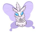  arthropod blue_eyes cute insect jigglybutts moth nintendo pok&#233;mon solo venomoth video_games 