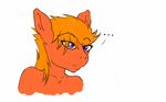  ambiguous_gender anthro drawing equine lovingwolf mammal my_ittle_pony my_little_pony plain_background portrait solo 