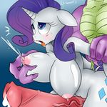  &lt;3 anthro anthrofied big_breasts big_penis blue_eyes blush breasts cum cutie_mark doggie999 drooling duo equine eyelashes eyelashes_(mlp) female friendship_is_magic grinding hair hi_res horn lactating male mammal milk my_little_pony nipples nude open_mouth penis purple_hair pussy pussy_juice rarity_(mlp) saliva spike_(mlp) straight sweat tongue unicorn vein 