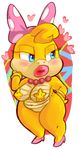  actionbastardvirginblstr big_breasts blue_eyes bow bracelet breasts chubby female jewelry koopaling koopalings lipstick necklace nintendo pasties short_stack star stick_on_bikini stickers video_games voluptuous wendy_o_koopa 