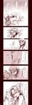  anna_(frozen) blush braid breasts comic ear_blush elsa_(frozen) fingering freckles frozen_(disney) girl_on_top highres incest long_hair medium_breasts monochrome multiple_girls murai_shinobu nipples nude pussy_juice siblings single_braid sisters smile tears translated twin_braids yuri 