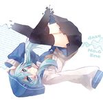  bad_id bad_pixiv_id blue_eyes blue_hair character_name daze_(kagerou_project) ene_(kagerou_project) headphones hood hoodie hozumi_rino kagerou_project long_hair looking_at_viewer sleeves_past_fingers sleeves_past_wrists smile solo song_name twintails 