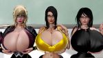  3d breasts cleavage cleavage_cutout honey_select nail_polish paizuri paizuri_invitation secretary 