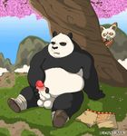  balls chubby dreamworks kung_fu_panda lovkuma master_shifu masturbation overweight peeping penis po uncut voyeur 