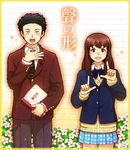  1boy 1girl black_hair brown_hair ishida_shouya koe_no_katachi long_hair nishimiya_shouko school_uniform sign_language 