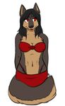  breasts canine colored cute female fox grog_(artist) mammal solo the_sake_ninja 