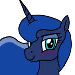  animated blue_eyes blue_fur blue_hair blush equine female feral friendship_is_magic fur hair horn horse ihavnoname long_hair looking_at_viewer loop low_res mammal my_little_pony one_eye_closed plain_background pony princess_luna_(mlp) smile solo unicorn white_background wink 
