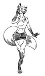  canine clothing female fox invalid_tag mammal phone sequence skirt solo transformation 