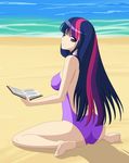  breasts female friendship_is_magic human humanized looking_at_viewer mammal my_little_pony smile solo swimsuit twilight_sparkle_(mlp) zantyarz 