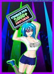  breasts female friendship_is_magic human humanized looking_at_viewer mammal my_little_pony smile solo vinyl_scratch_(mlp) zantyarz 