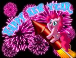  equine female feral fireworks friendship_is_magic hi_res horse looking_at_viewer mammal my_little_pony pinkie_pie_(mlp) pony smile solo zantyarz 