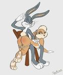  breasts bugs_bunny butt duo female lagomorph lola_bunny looney_tunes male mammal pussy rabbit side_boob smile space_jam spanking spiritto straight warner_brothers 